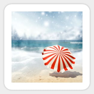 Summer snow Sticker